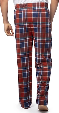 Indera Men's Red Plaid Lounge Pants