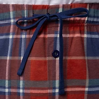 Indera Men's Red Plaid Lounge Pants