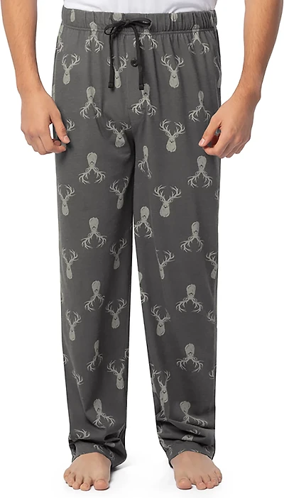 Indera Men's Deer Head Lounge Pants