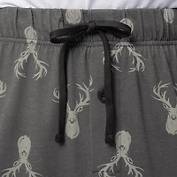 Indera Men's Deer Head Lounge Pants