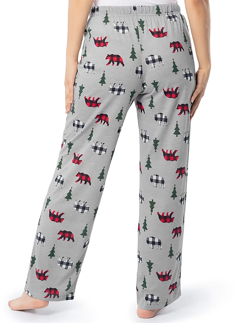 Indera Women's Buffalo Bear Lounge Pants