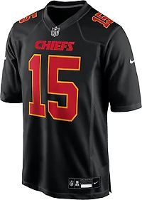 Nike Men’s Kansas City Chiefs Patrick Mahomes Black Carbon Name & Number Jersey