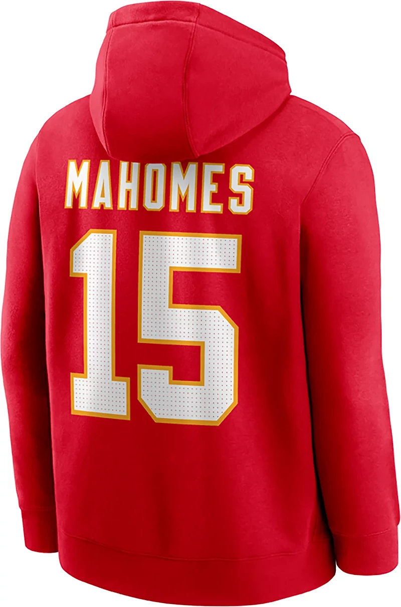 Nike Men's Kansas City Chiefs Patrick Mahomes #15 Name & Number Club Hoodie