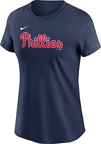 Nike Women's Phillies Schwarber Fuse N&N Home T-shirt