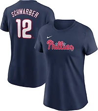 Nike Women's Phillies Schwarber Fuse N&N Home T-shirt