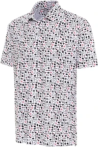 Antigua Men's Houston Texans Lateral Polo