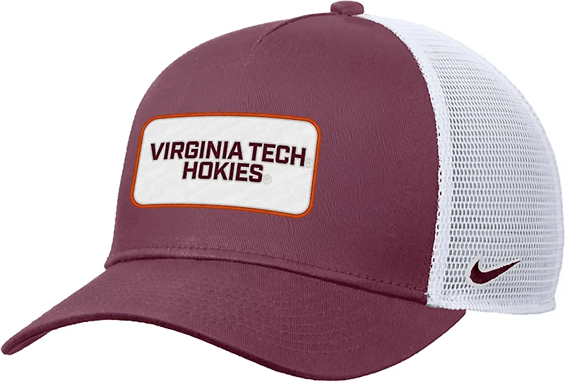 Nike Men's Virginia Tech Team Patch Rise Trucker Cap
