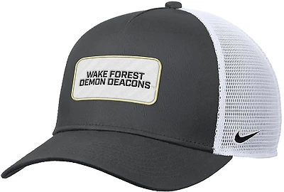 Nike Men's Wake Forest Team Patch Rise Trucker Cap