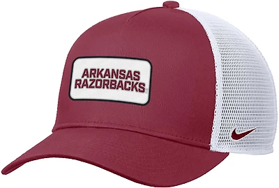 Nike Men's Arkansas Team Patch Rise Trucker Cap