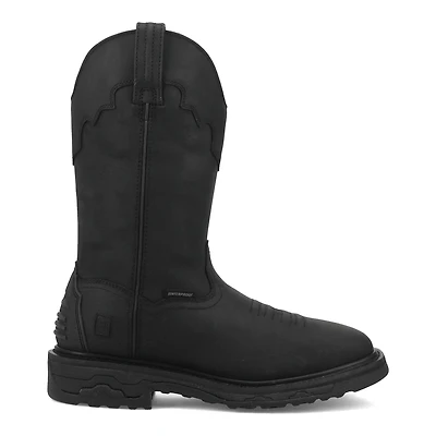 Dan Post Men's Blayde Leather Steel Toe Wellington Work Boots