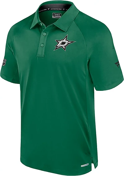 Fanatics Men's Dallas Stars Authentic Pro Rink Polo Shirt