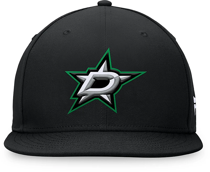 Fanatics Adults' Dallas Stars 3-D Patch Snapback Cap