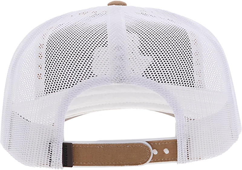 Hooey Adults' Dallas Cowboys Leather Texas Patch Snapback Trucker Cap