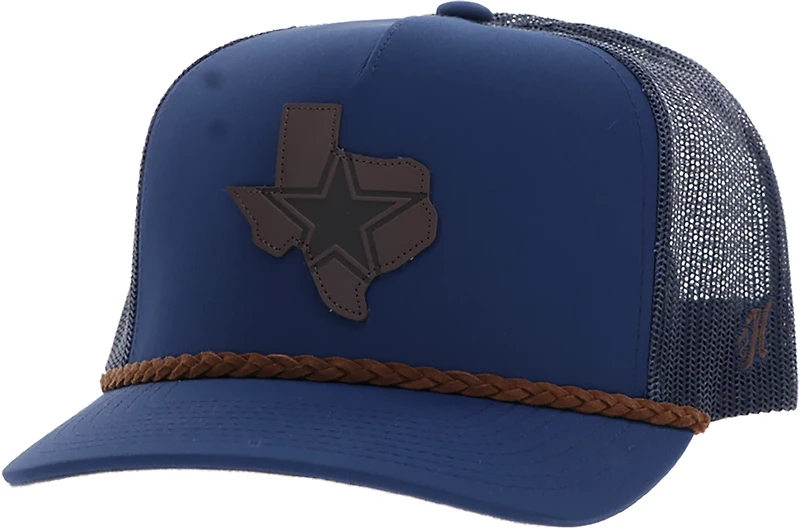 Hooey Adults' Dallas Cowboys State Patch Rope Trucker Cap