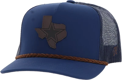 Hooey Adults' Dallas Cowboys State Patch Rope Trucker Cap