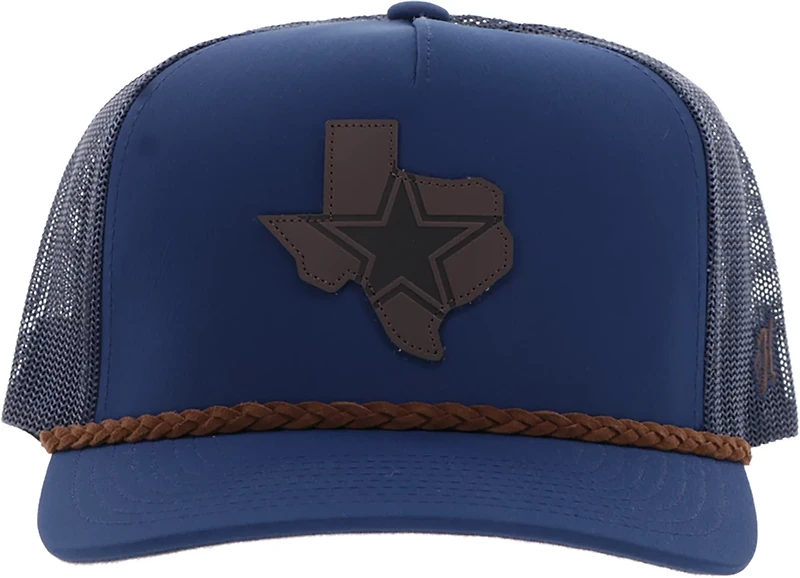Hooey Adults' Dallas Cowboys State Patch Rope Trucker Cap