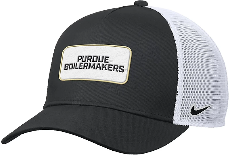 Nike Men's Purdue Team Patch Rise Trucker Cap