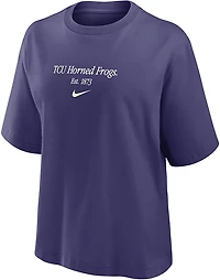 Nike Women's TCU Team Est Boxy T-shirt