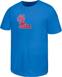 Nike Boys' Ole Miss Primary Logo T-shirt