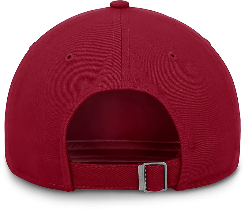 Jordan Adults' Oklahoma Dri-FIT Club Unstructured Swoosh Cap