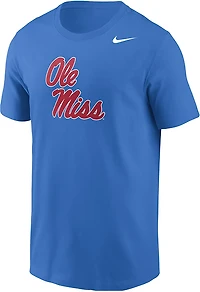Nike Men's Ole Miss Stack Logo T-shirt