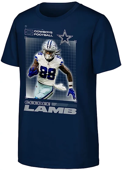 Outerstuff Boys' Cowboys CeeDee Lamb #88 Heroic T-shirt