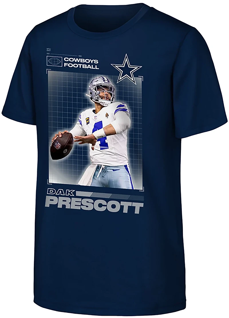 Outerstuff Boys' - Cowboys Dak Prescott # Heroic T-shirt