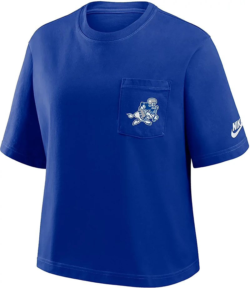 Nike Women's Dallas Cowboys Rewind Pocket T-shirt