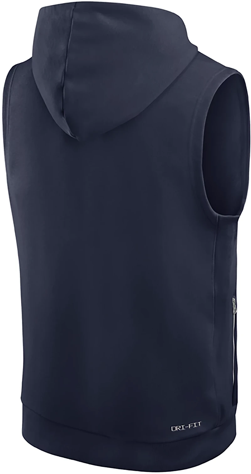 Nike Men's Dallas Cowboys Dri-FIT Sleeveless Fleece Hoodie