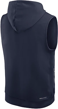 Nike Men's Dallas Cowboys Dri-FIT Sleeveless Fleece Hoodie