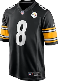 Nike Men's Pittsburgh Steelers Aaron Rodgers #8 Game Home Name & Number Jersey