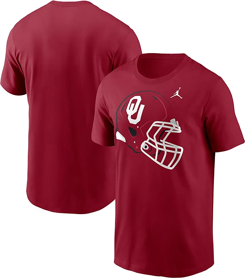 Jordan Men's Oklahoma Football Helmet T-shirt