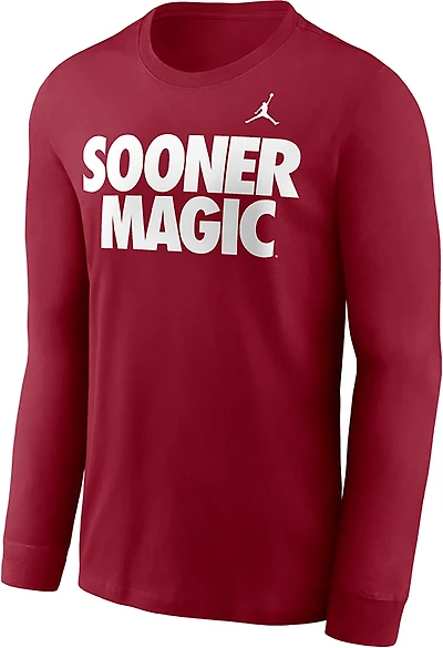 Jordan Men's Oklahoma Slogan Double Sided Long Sleeve T-shirt