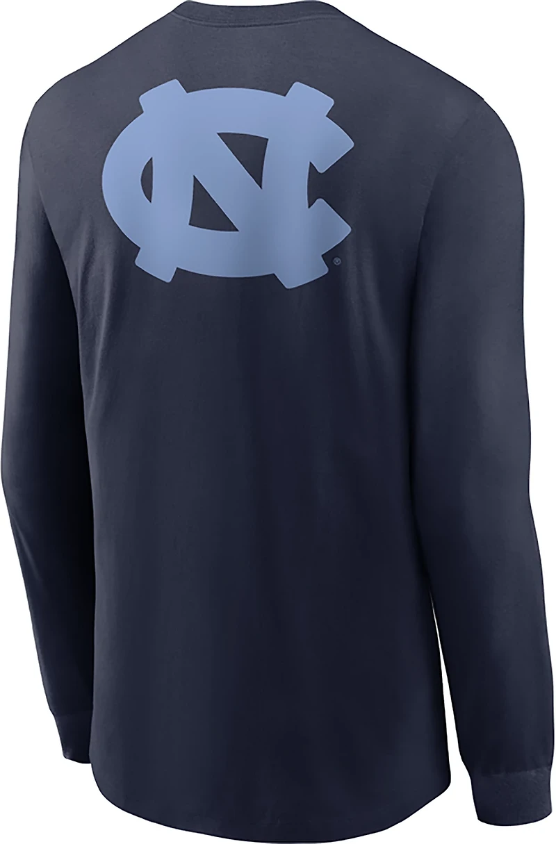 Jordan Men's UNC Slogan Double Sided Long Sleeve T-shirt