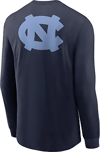 Jordan Men's UNC Slogan Double Sided Long Sleeve T-shirt
