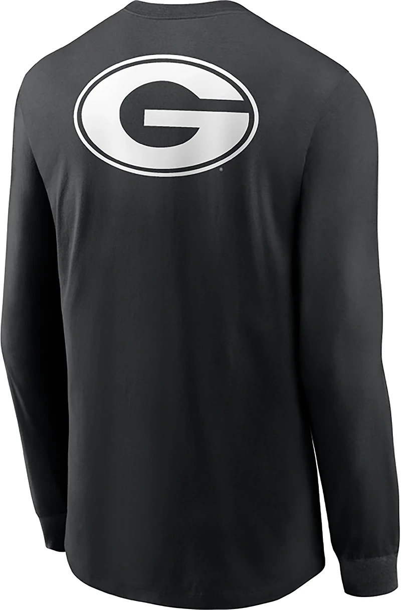 Nike Men's Georgia Slogan Double Sided Long Sleeve T-shirt