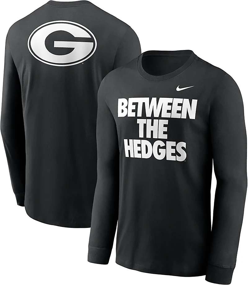 Nike Men's Georgia Slogan Double Sided Long Sleeve T-shirt