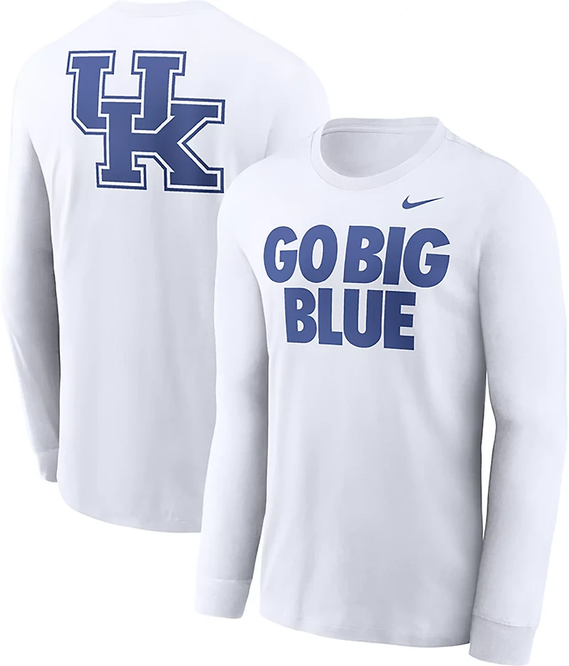 Nike Men's Kentucky Slogan Double Sided Long Sleeve T-shirt