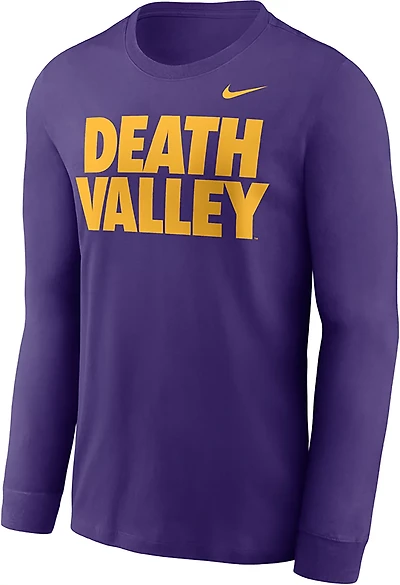 Nike Men's LSU Slogan Double Sided Long Sleeve T-shirt