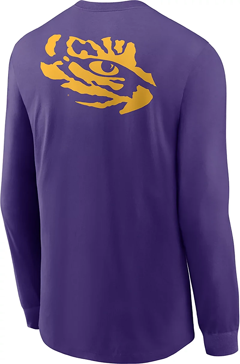 Nike Men's LSU Slogan Double Sided Long Sleeve T-shirt