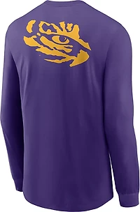 Nike Men's LSU Slogan Double Sided Long Sleeve T-shirt
