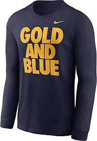 Nike Men's West Virginia Slogan Double Sided Long Sleeve T-shirt