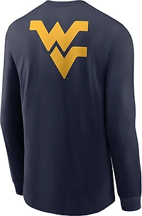 Nike Men's West Virginia Slogan Double Sided Long Sleeve T-shirt