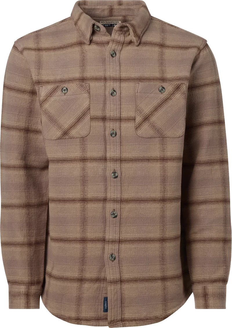 Magellan Outdoors Men's Campfire Brawny Long Sleeve Flannel Shirt