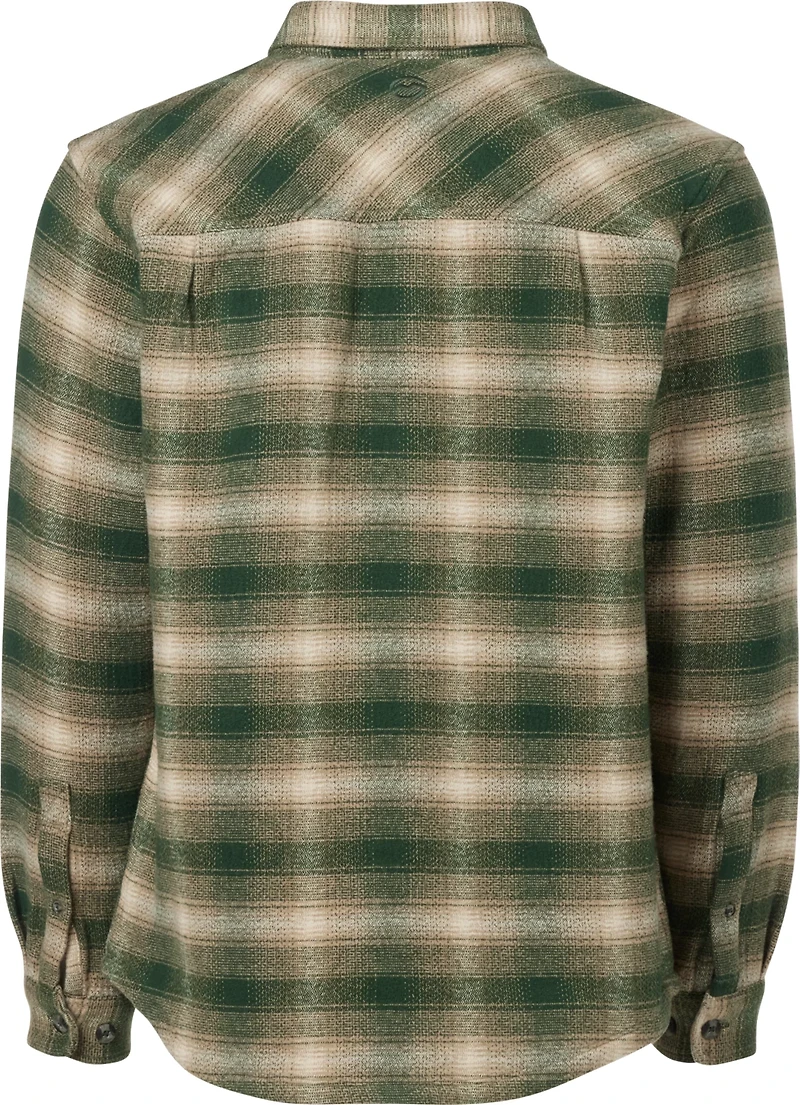 Magellan Outdoors Men's Campfire Brawny Long Sleeve Flannel Shirt