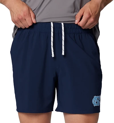 Columbia North Carolina Tar Heels PFG Terminal Roamer Omni-Shade Stretch Shorts