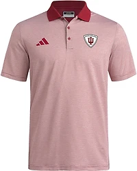 adidas Men's Indiana University Spring Fling Crest Striped Polo Shirt