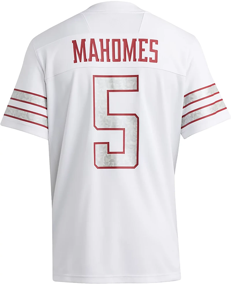 adidas Men's Texas Tech University Patrick Mahomes #5 Iced Strategy Football Jersey