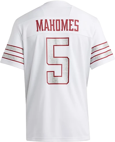 adidas Men's Texas Tech University Patrick Mahomes #5 Iced Strategy Football Jersey