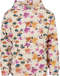 BCG Girls' Floral Fleece Print Hoodie